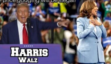 Is Trump starting to campaign for Harris?