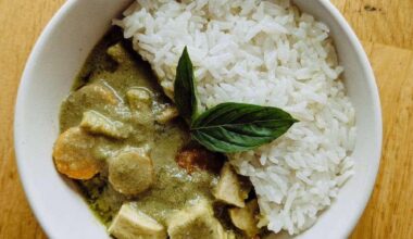 Mon premier essai de faire du curry vert thaï