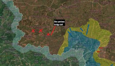 Russian channels report that Ukrainian forces destroyed the third and final pre-war bridge over the Seym River at Karyzh, Kursk Oblast. Russian forces south of the river now only have one pontoon bridge left.