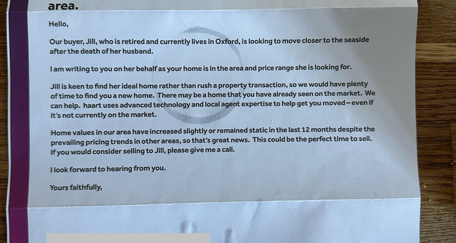 Shitty estate agent tactics