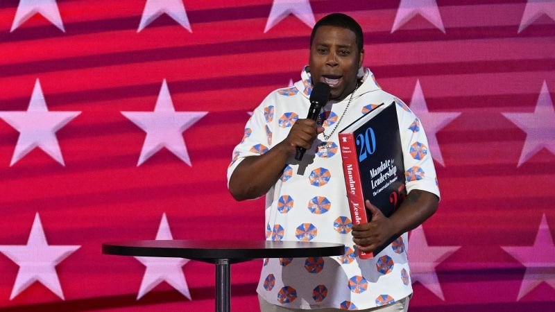 ‘Saturday Night Live’ star Kenan Thompson skewers Project 2025, talks to Americans who could be affected at the DNC