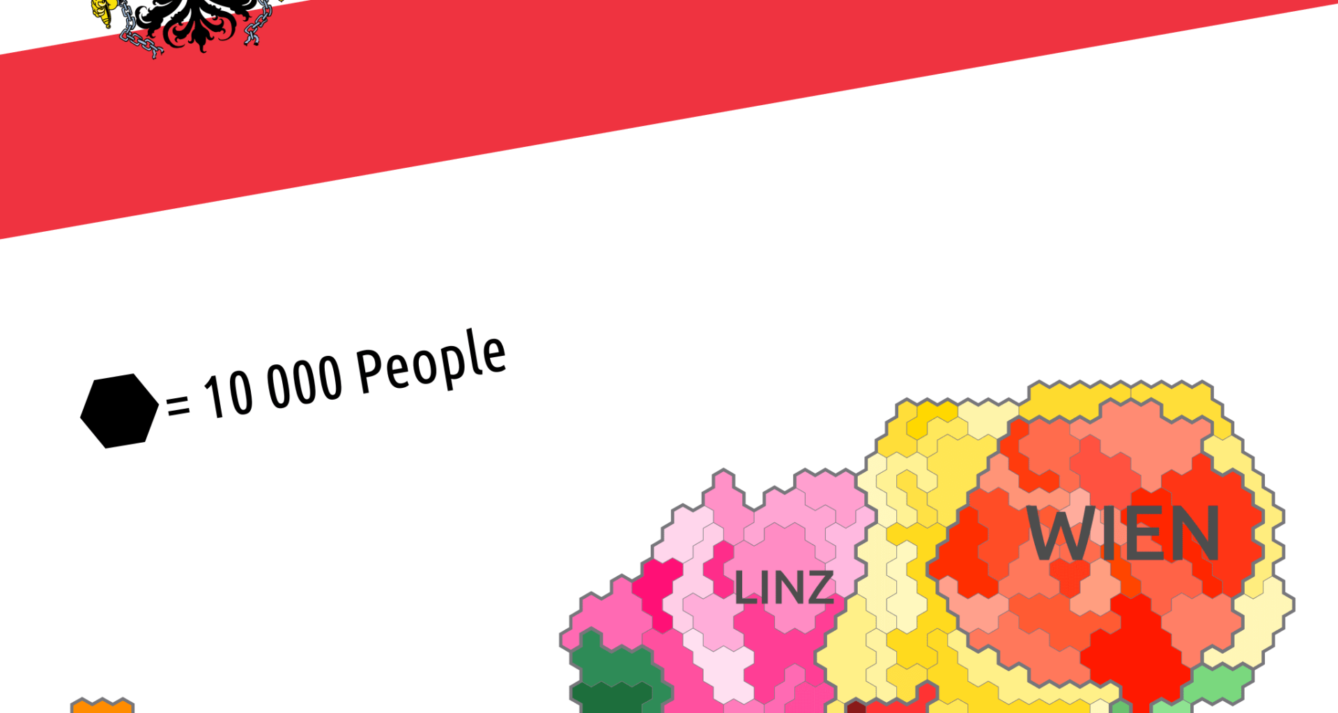 [OC] Population of Austria by districts and federal states