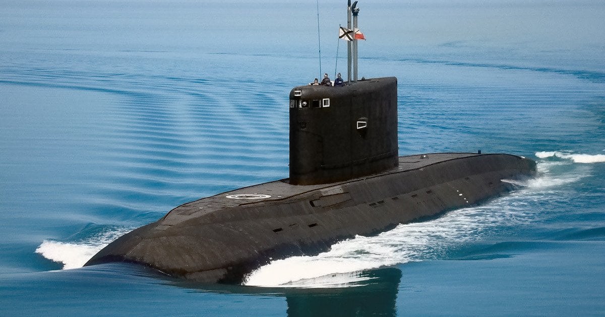 Ukraine Sinks Russian Submarine Worth $300 Million, Proving Why Western Weapons Are Crucial