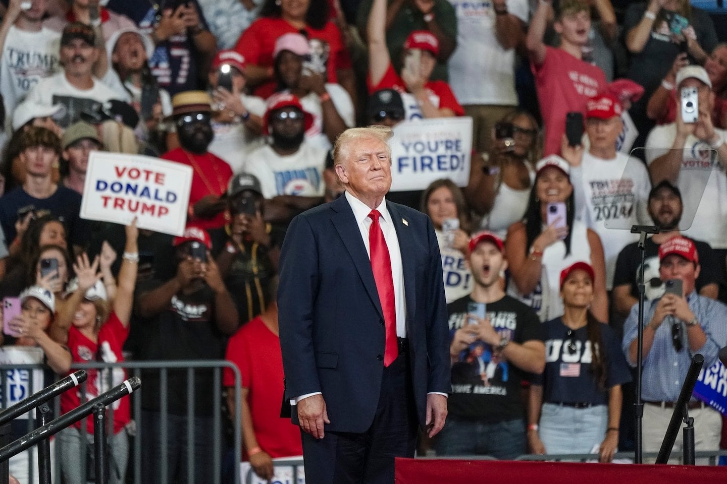 Trump complains about campaign as advisers try to focus on attacking Harris