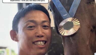 “The horse doesn’t get a medal”