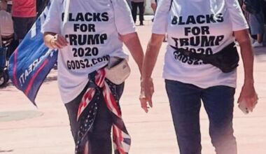 No wonder T-RUMP is confused about RACE. Even his black supporters are WHITE!!