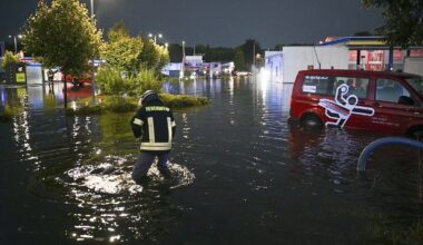 Des orages violents et des inondations en Allemagne et en Belgique