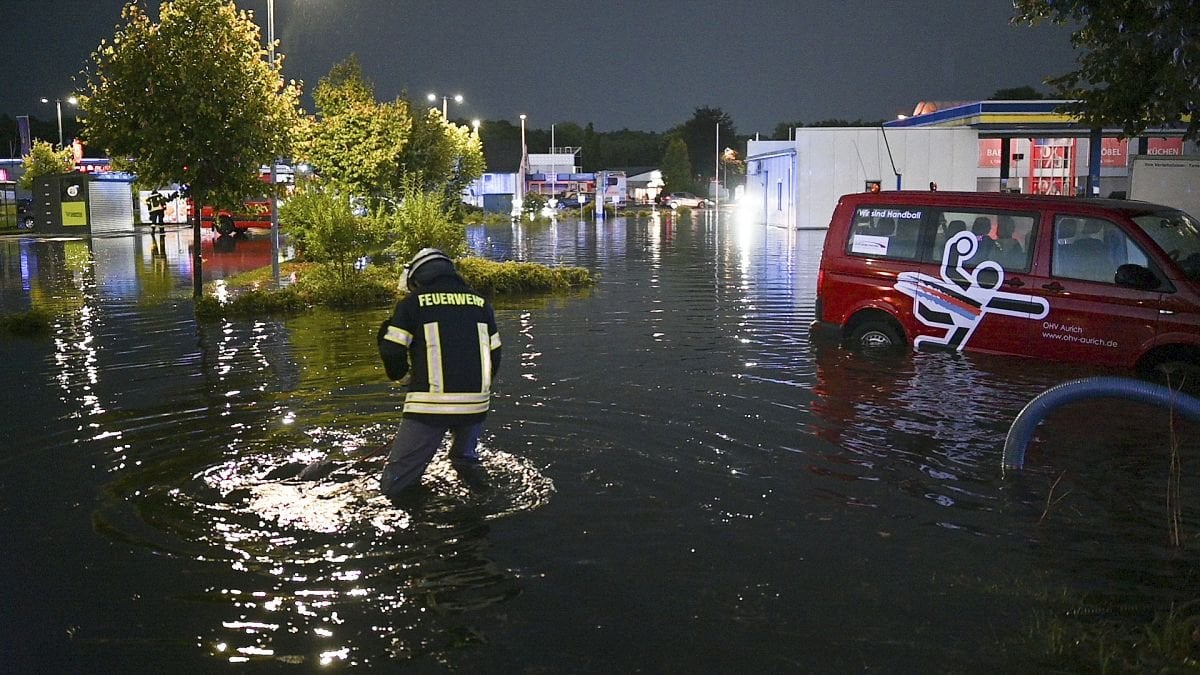 Des orages violents et des inondations en Allemagne et en Belgique