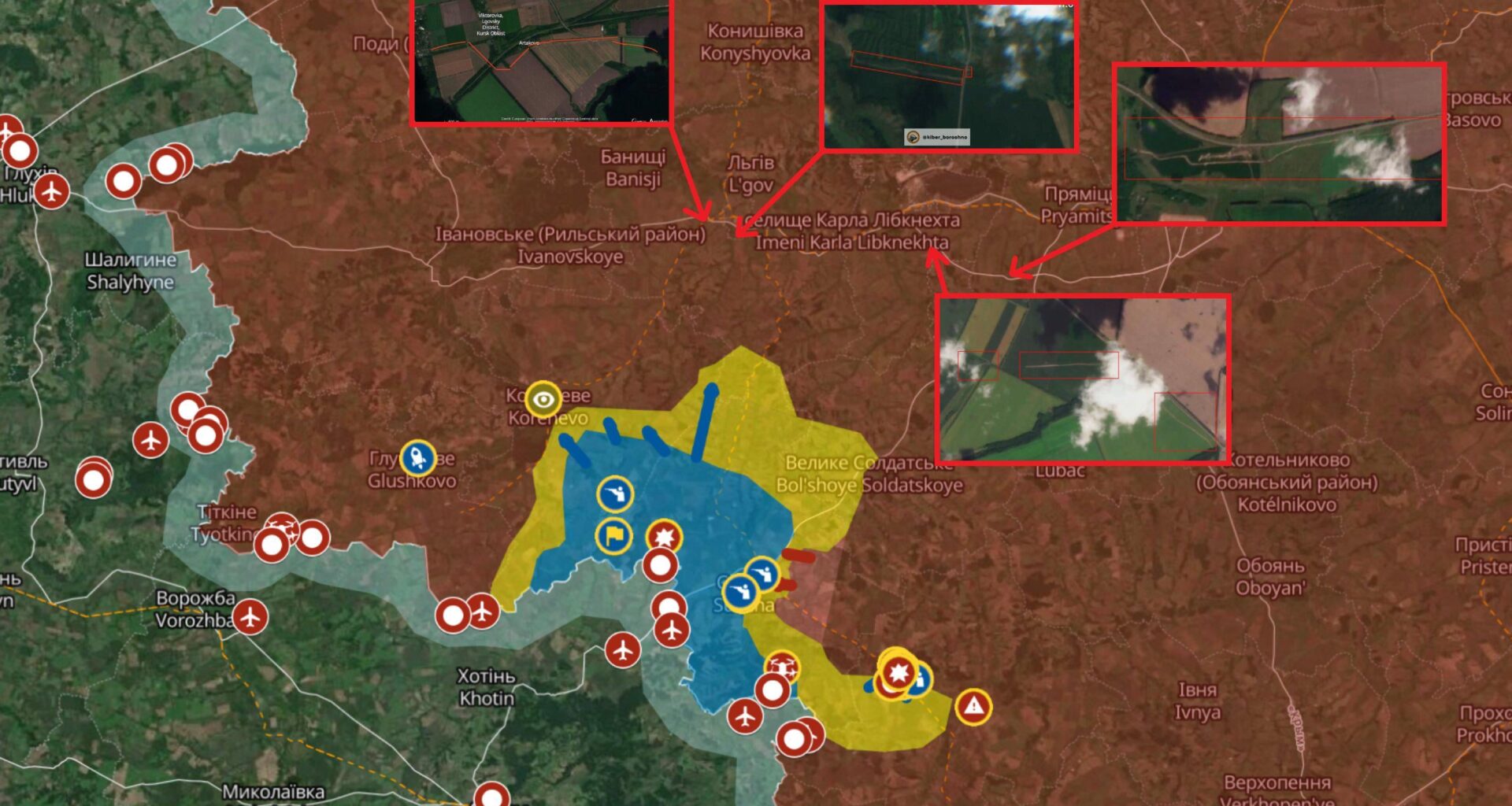 Russian forces are rapidly digging a network of trenches in Kursk Oblast, with only one catch: The trenches are 45km behind the border. Russian forces have been developing a trench network that, if fallen back to, would cede Ukraine a massive amount of territory.