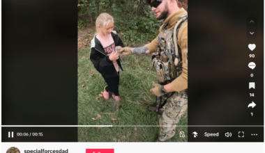 The video titled "UA soldier gives yellow blue bracelet to Russian girl" is from 2022 from a random tiktok account not 2024 be careful gentlemen