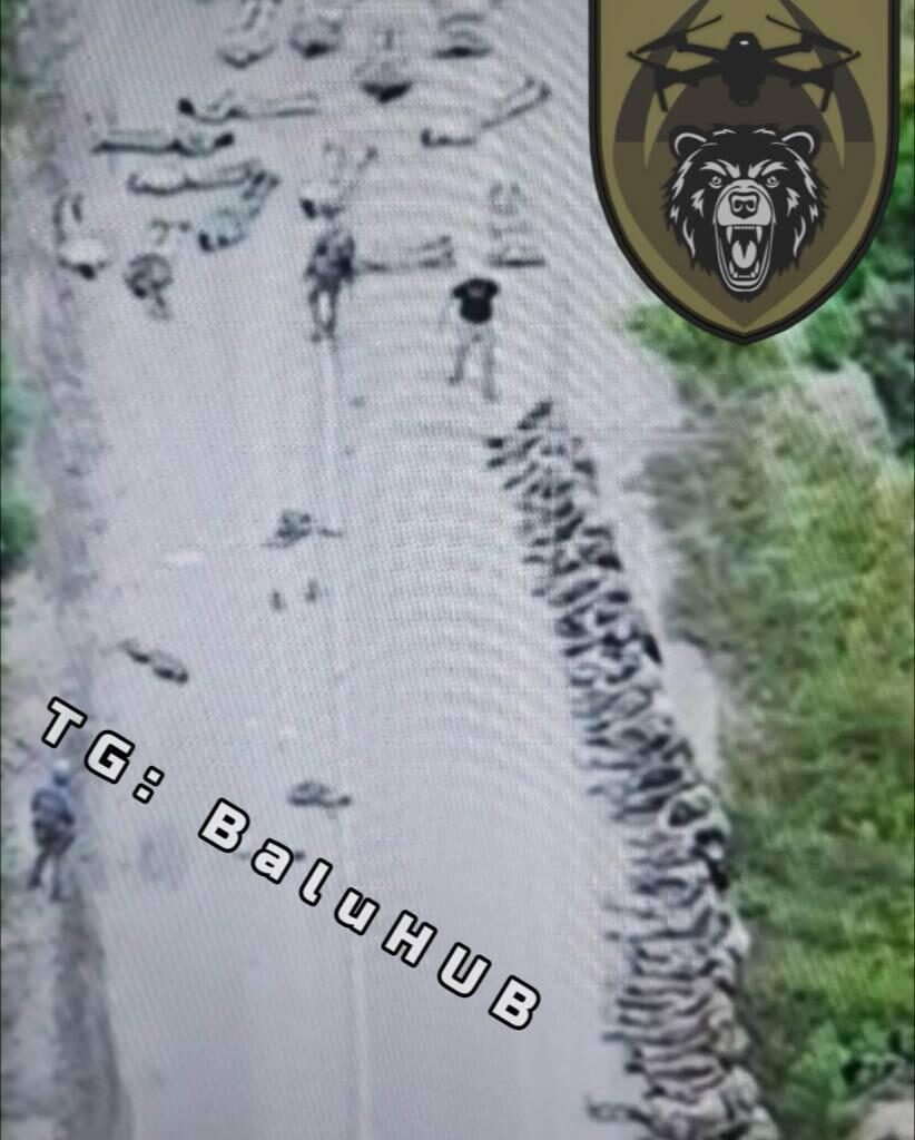 Russian pows taken in Kursk region.