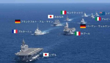 Japan, Italy, Germany, Austria(lia) and (Vichy) France cruising together in the Pacific.