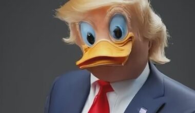 Donald J Duck is all lispy on the Twitter Live. Loose dentures?