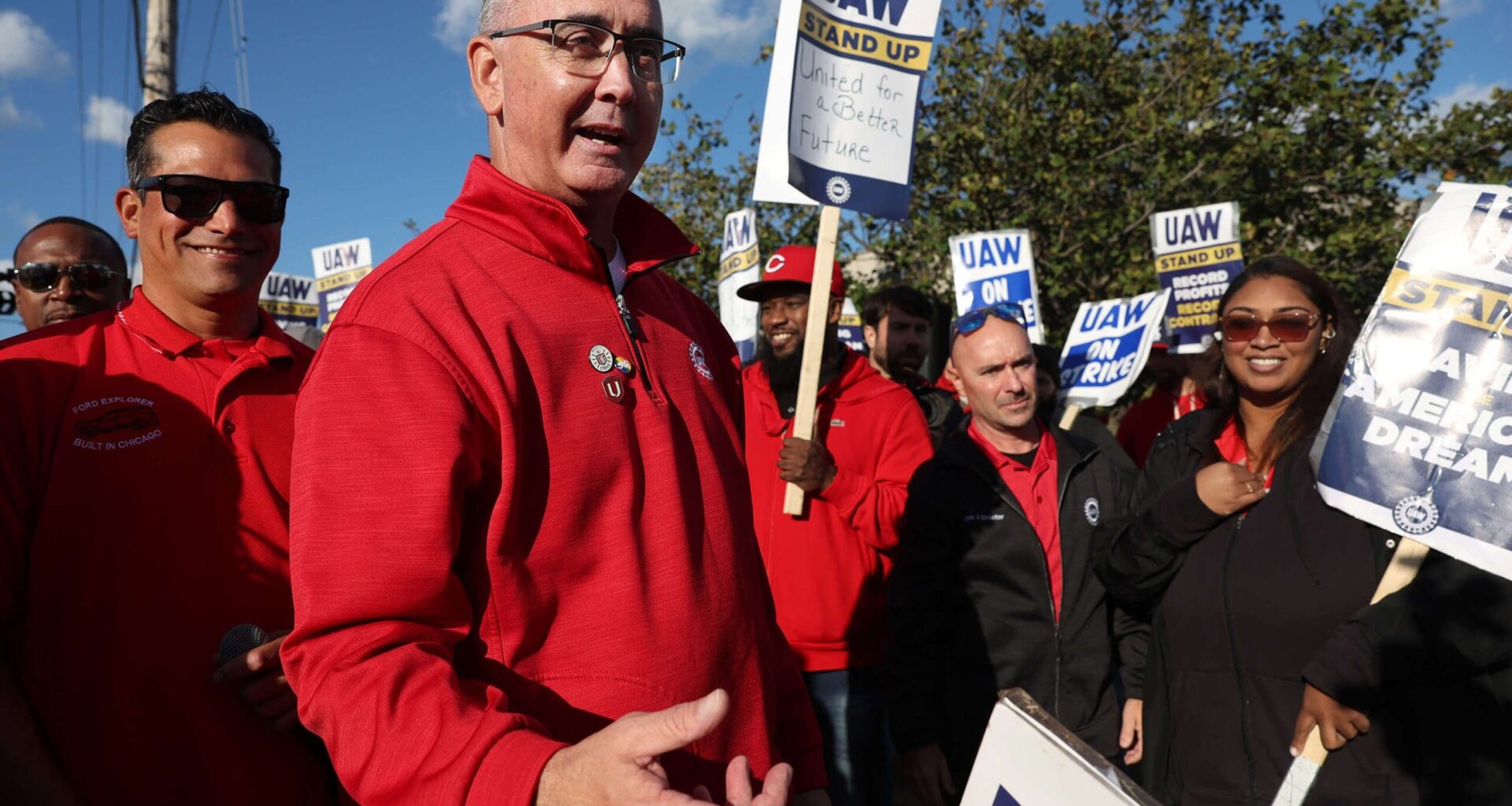 UAW Files Labor Charges Against Trump, Musk Over Effort to “Intimidate Workers”