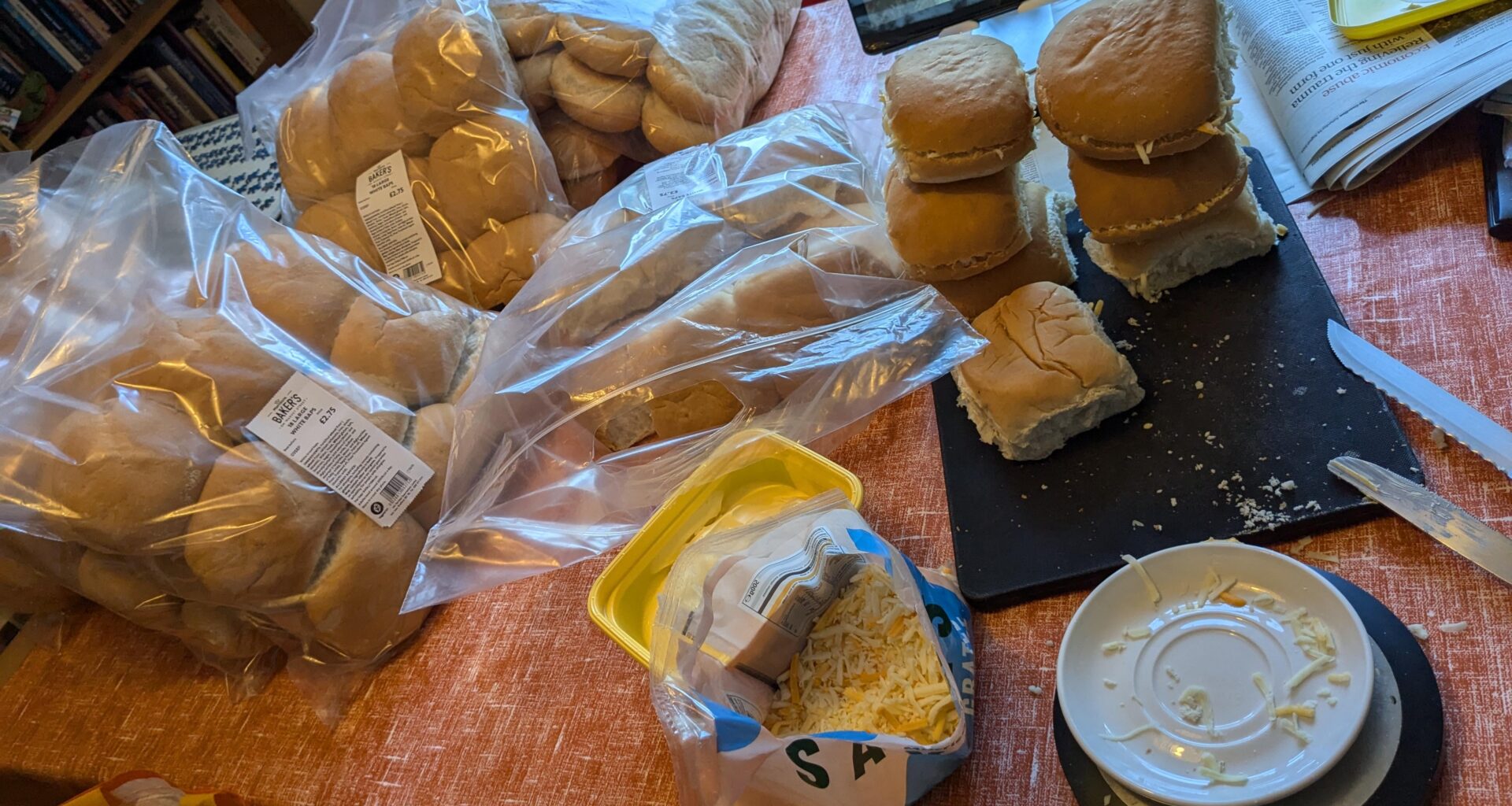 When helping your vicar wife feels like running a county lines cheese bap operation.