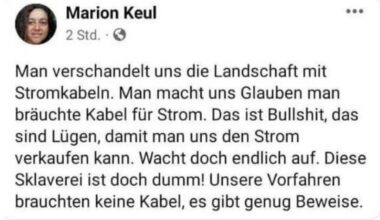 Wenn man im Oberstübchen zu wenig Strom hat.