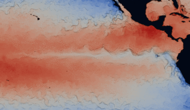 Last 90 days of sea surface temperatures in the eastern Pacific [OC]