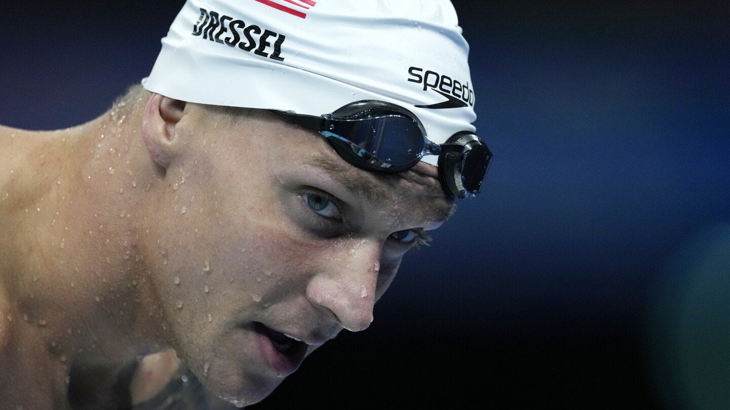 Caeleb Dressel looks to end Olympic swimming career by racing 'splash-and-dash' event in LA in 2028