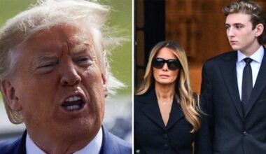 Trump Gets Pissed Off at Melania and Barron for Speaking Slovenian Around Him: 'He Has No Idea What They're Saying'