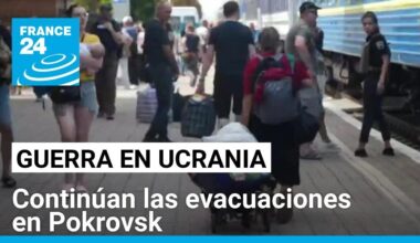 Continúan las evacuaciones en Pokrovsk por avance del Ejército ruso • FRANCE 24 Español