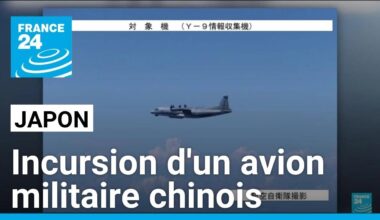 Tokyo dénonce une "violation" de sa souveraineté après l'incursion d'un avion militaire chinois