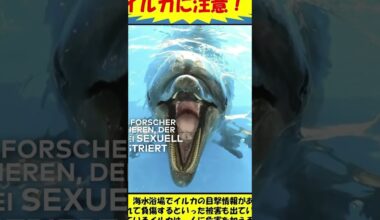 JAPAN: "Fieser Flipper"! Paarungsversuche enden in Angriffen auf Badegäste!  | WELT #shorts