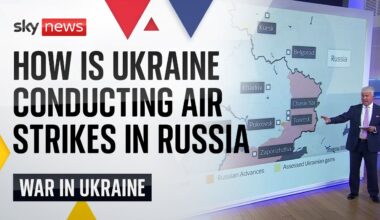 How is Ukraine able to conduct long-range strikes into Russia?