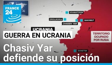 Ucrania mantiene y defiende su posición en la estratégica ciudad de Chasiv Yar • FRANCE 24