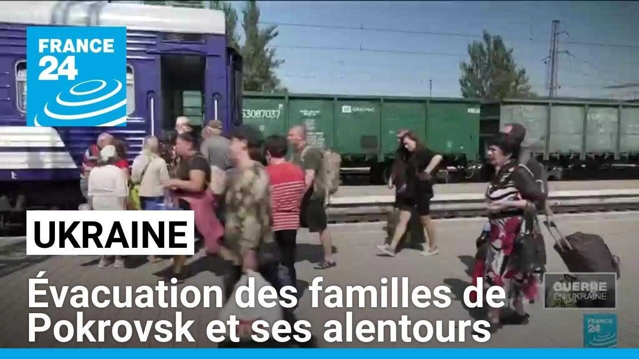 L'Ukraine ordonne l'évacuation des familles de Pokrovsk et ses alentours • FRANCE 24