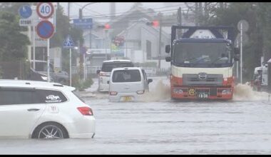 No Comment : Le Japon continue de subir des pluies diluviennes