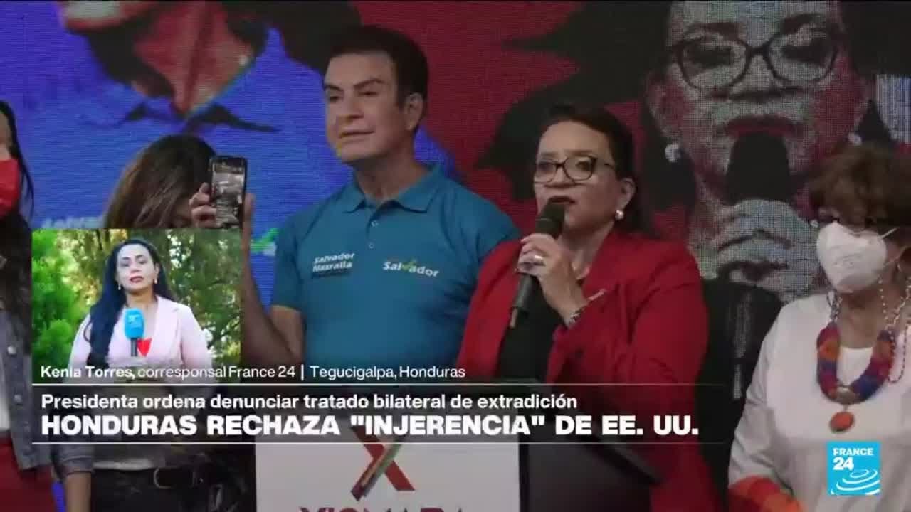 Informe desde Tegucigalpa: presidenta hondureña ordena denunciar tratado de extradición con EE. UU.