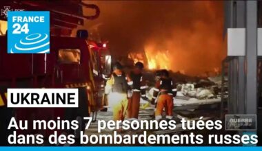 Au moins 7 personnes tuées à l'Est de Ukraine dans des bombardements russes • FRANCE 24