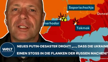 UKRAINE-KRIEG: Droht ein neues Putin-Desaster? "..., dass sie Stoß in die Flanken der Russen machen"