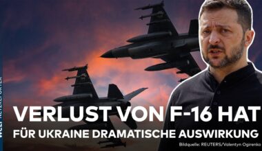 PUTINS KRIEG:  Schock für Ukraine - Erster F-16 Kampfjet abgestürzt | WELT News