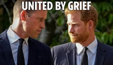 Warring William & Harry REUNITE at uncle's funeral after Duke of Sussex makes secret dash to UK