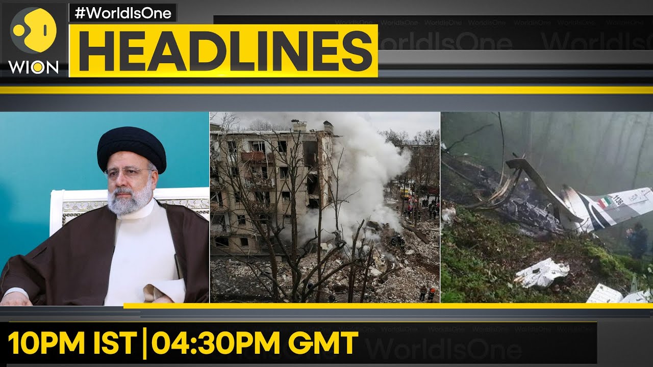 Ukraine: Russian missiles hit Kharkiv | Raisi Crash: Probe blames weather | WION Headlines