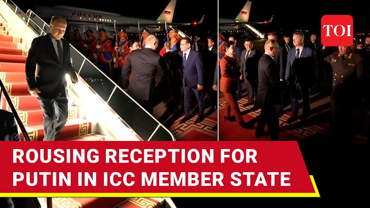 Putin Defies ICC Arrest Warrant; Gets Rousing Welcome On Arrival In Mongolia | Watch