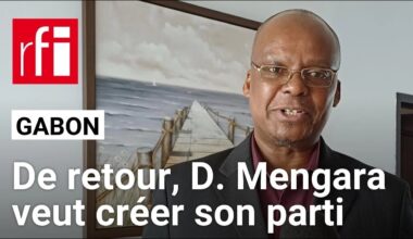 Au Gabon, Daniel Mengara, opposant aux Bongo, de retour d'exil pour la présidentielle • RFI