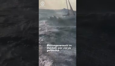 SEGLER IN SEENOT: Segeljacht im Sturm vor Australien manövrierunfähig – Polizei greift ein! #shorts