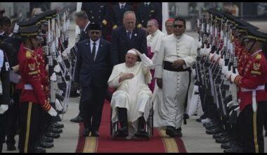 Le pape en Indonésie, sa première étape d’une tournée marathon en Asie-Pacifique