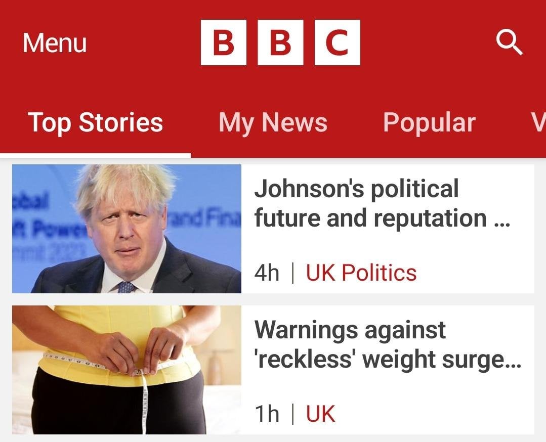 I am quite sure there is someone in charge of pairing photos on the BBC website who does it for the comedy factor.