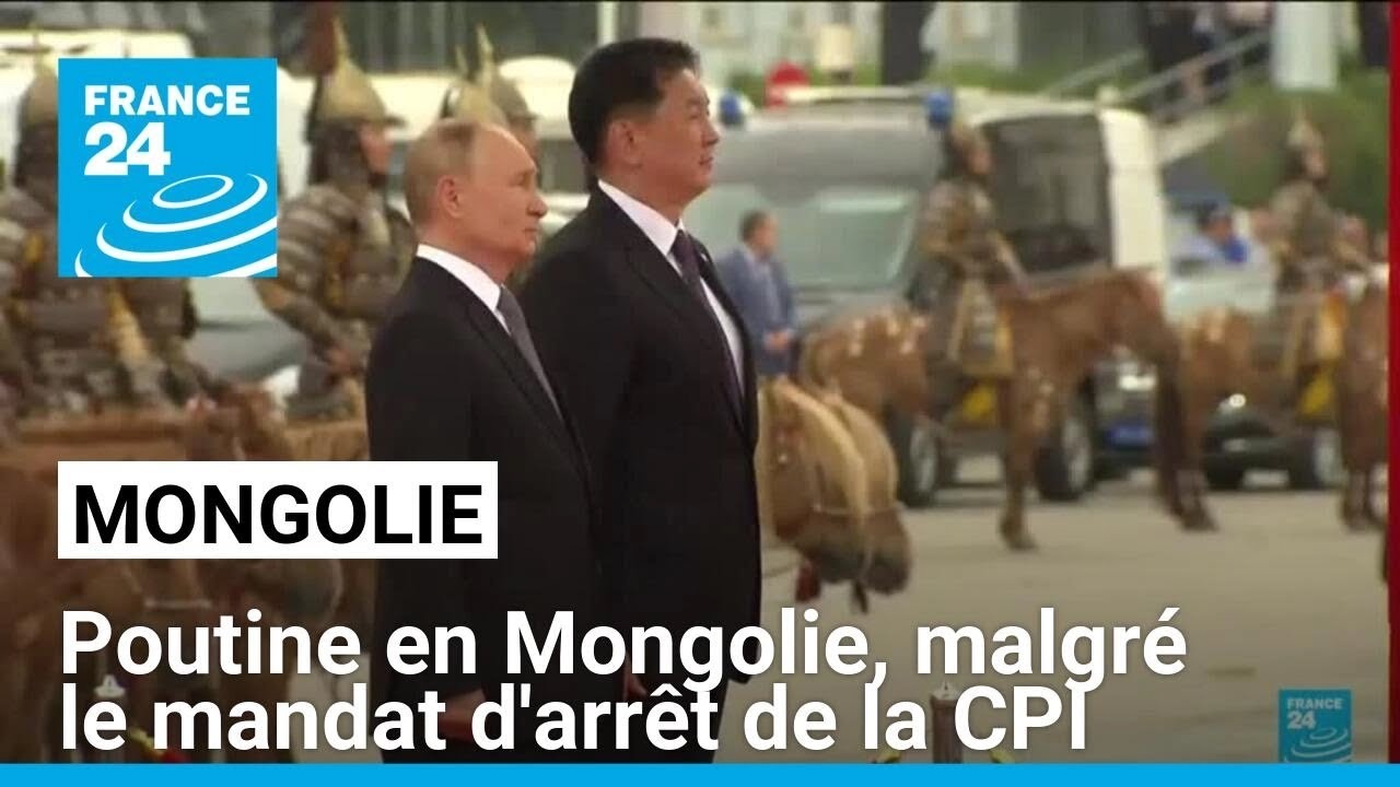 Poutine en Mongolie, malgré le mandat d'arrêt de la CPI • FRANCE 24