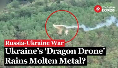 Russia-Ukraine War: Undated Visuals Show 'Dragon Drone' Being Used On Russian Positions