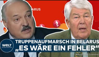 PUTINS KRIEG: Angriff aus Belarus? Geheimdienste beobachten Aufmarsch an ukrainischer Grenze