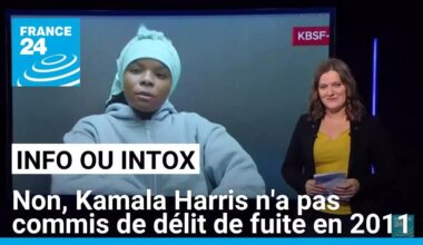 Non, Kamala Harris n'a pas fui en laissant paralysée une fillette de 13 ans • FRANCE 24