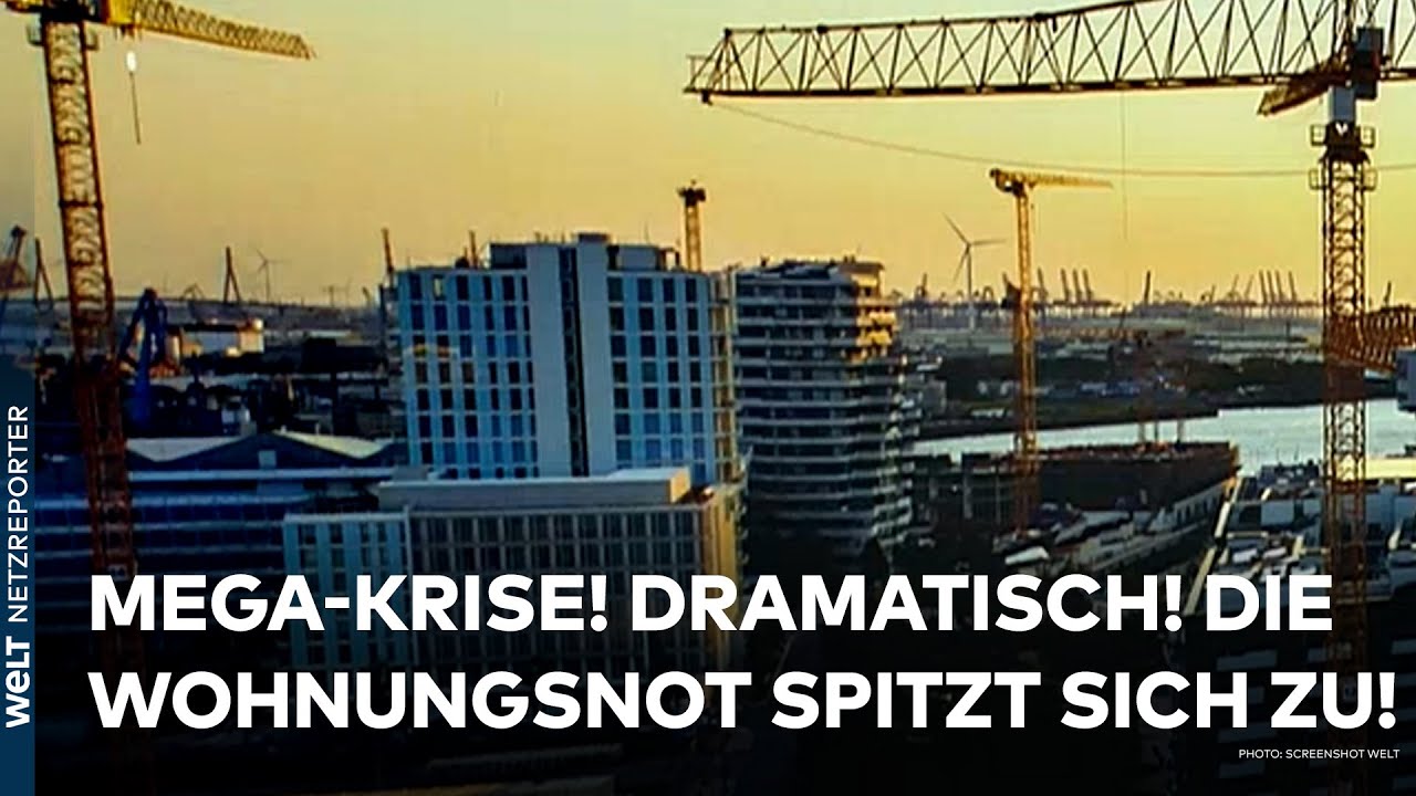 DEUTSCHLAND: Mega-Krise! Die Wohnungsnot spitzt sich zu! Baugenehmigungen brechen dramatisch ein!