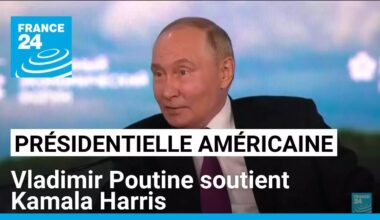 Présidentielle américaine : Vladimir Poutine soutient Kamala Harris • FRANCE 24