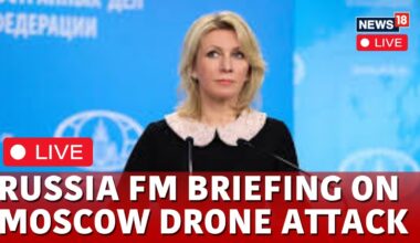 Russia Ukraine War LIVE | Briefing By Russian FM Spokeswoman On Moscow Drone Attack  | Putin |  N18G