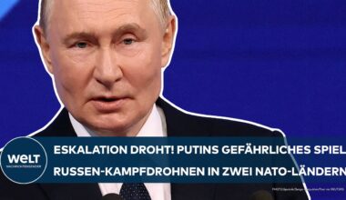 UKRAINE-KRIEG: Eskalation droht! Putins gefährliches Spiel mit dem Feuer! Drohnen auf Nato-Gebiet!