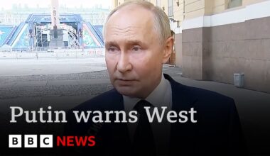 Putin warns West it risks “fighting  Russia” if it lets Ukraine use long-range missiles | BBC News